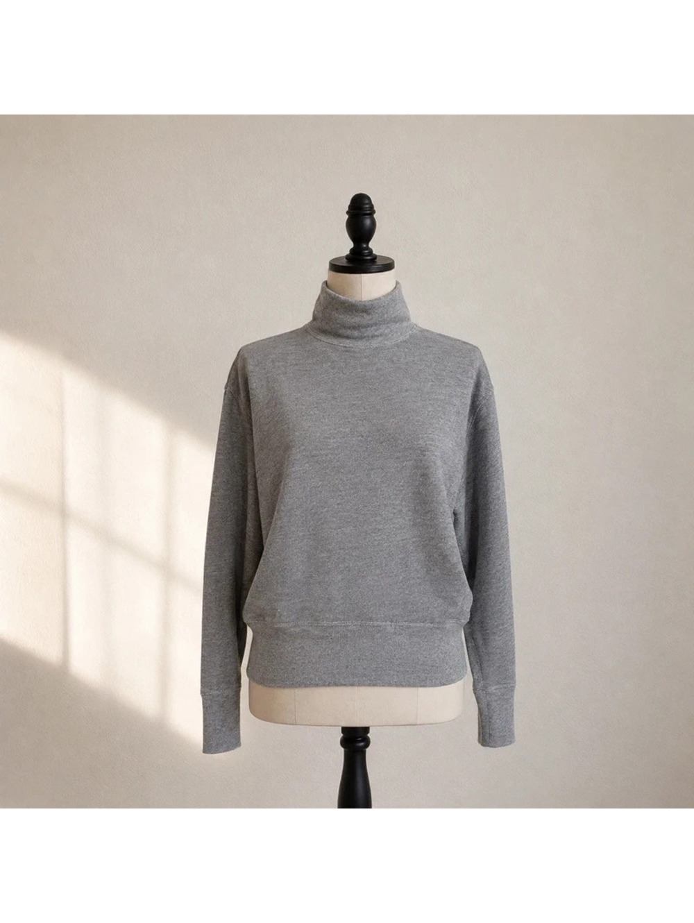 Rivet & Thread Madewell Gray Turtleneck Sweatshirt Made in USA S